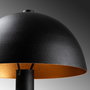 Opviq Togg - 14807 Lámpara de Mesa Metálica Negra